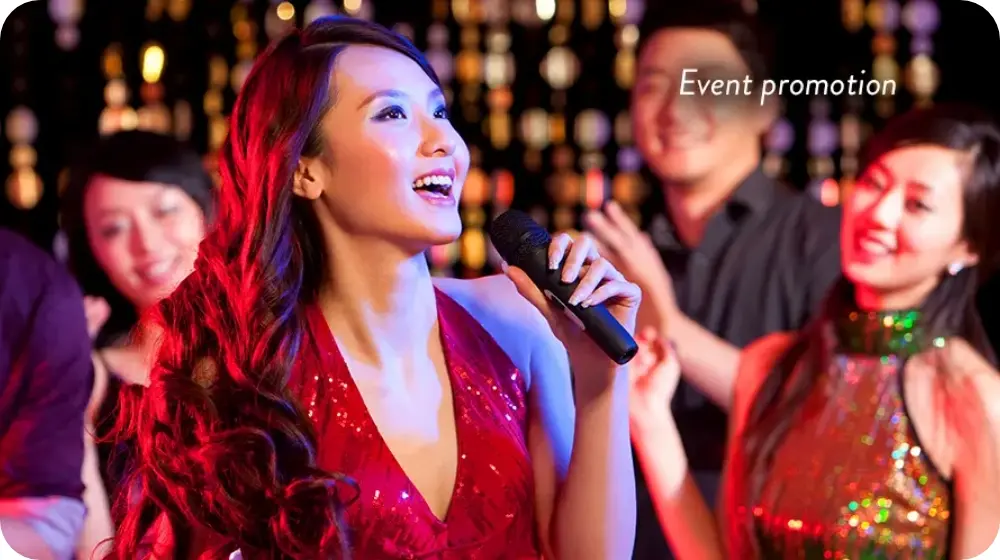 イベントプロモーションの動画制作イメージ