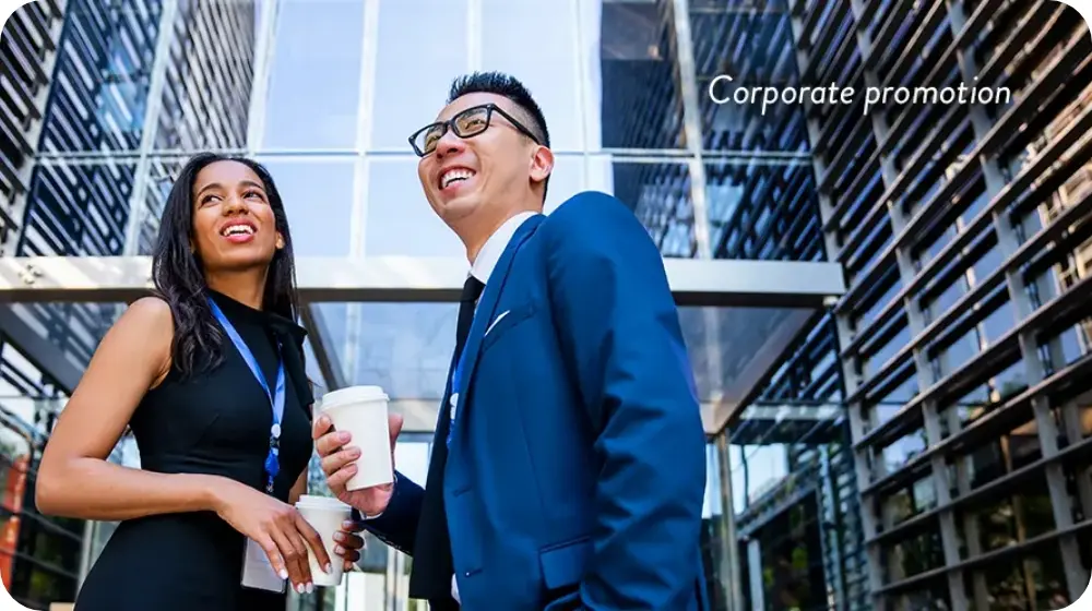 企業プロモーションの動画制作イメージ