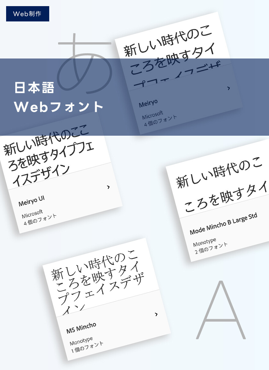 日本語Webフォントを活用した美しいホームページづくりを