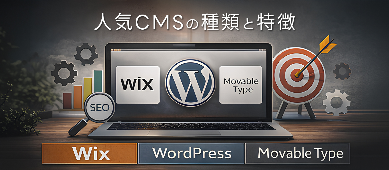 人気CMSの種類と特徴（ざっくり全体像）